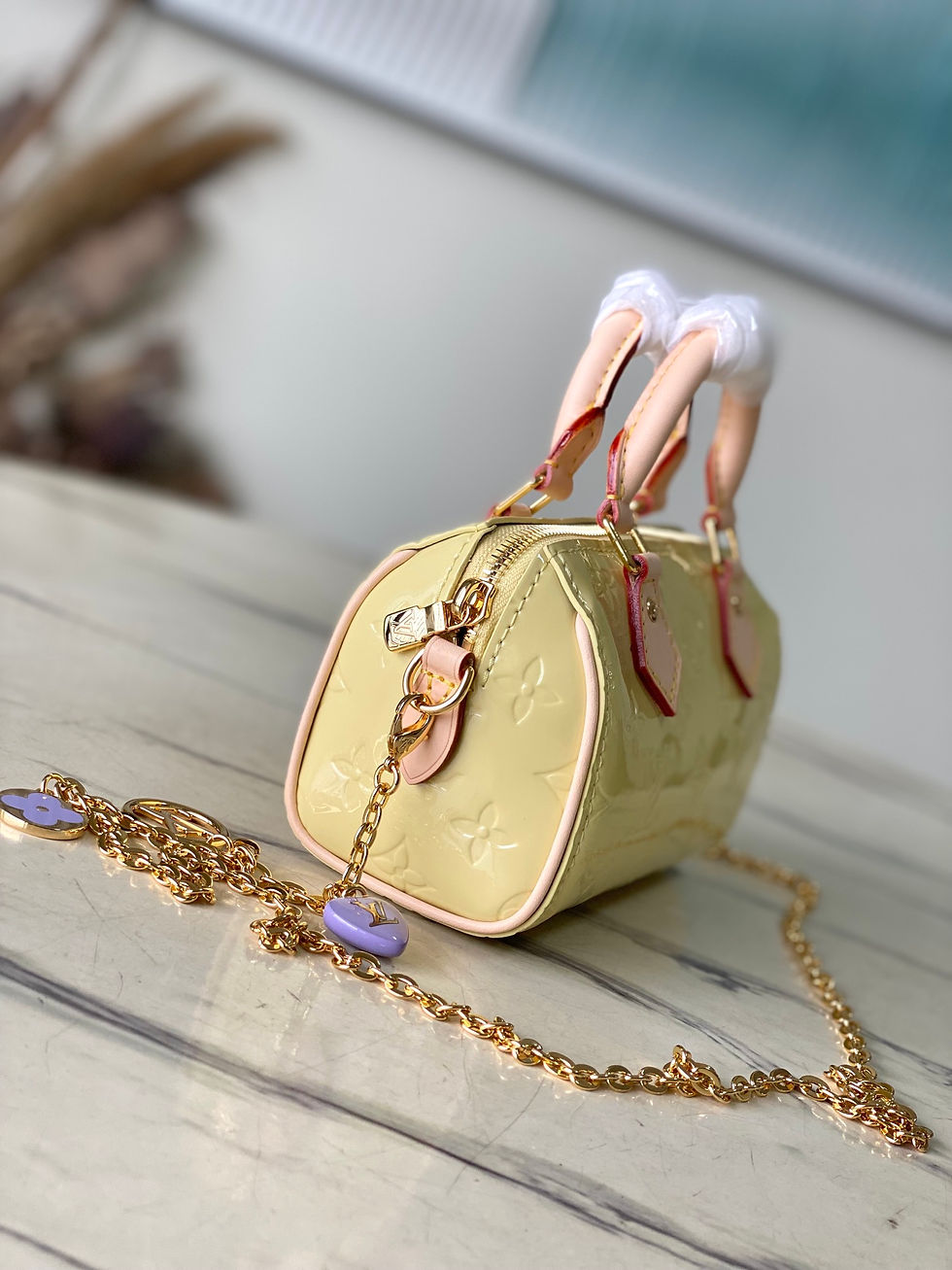 Thumbnail: Monogram Vernis patent leather Handbag 16 x 10 x 7.5 cm