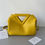 Thumbnail: Premium Yellow Inverted Triangle Handbag 22x16x8cm