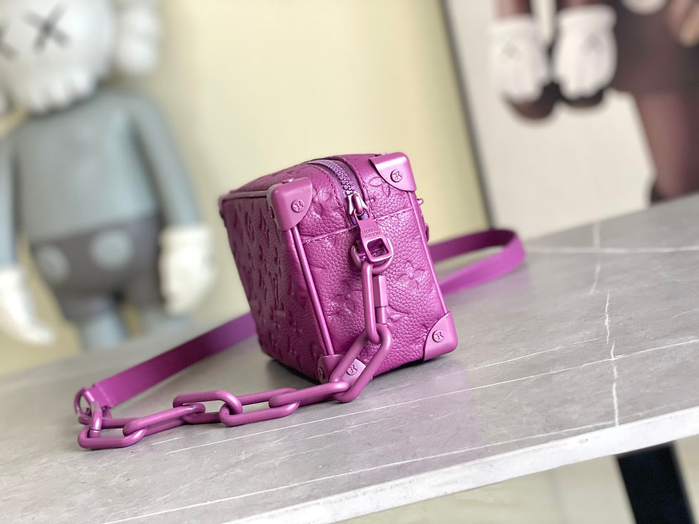 Thumbnail: Top Quality Soft Trunk Handbags 18.5 x 13 x 8 cm.