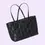 Thumbnail: Black  Matlasse medium handbag 15x11x5