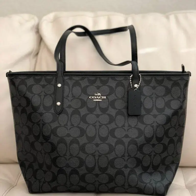 LUXURY DESIGNER BLACK CITY TOTE BAG