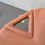 Thumbnail: Designer Cream Inverted Triangle Handbag 22x16x8cm