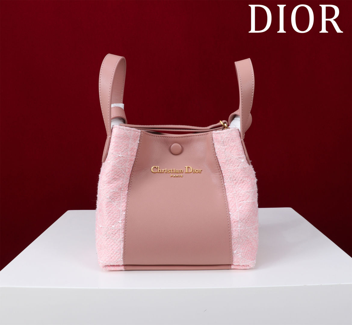 Dior Classic Signature Bucket Bag – Luxury Designer Style, 24x21x14cm, Elegant