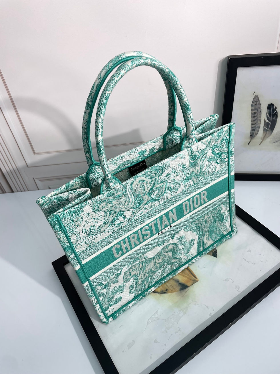 Thumbnail: Designer Book Tote Bag 36x27.5x16.5cm