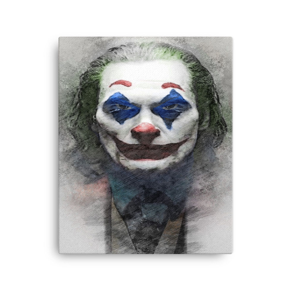 Joker The Clown Prince of Crime - Canvas 16"x20"