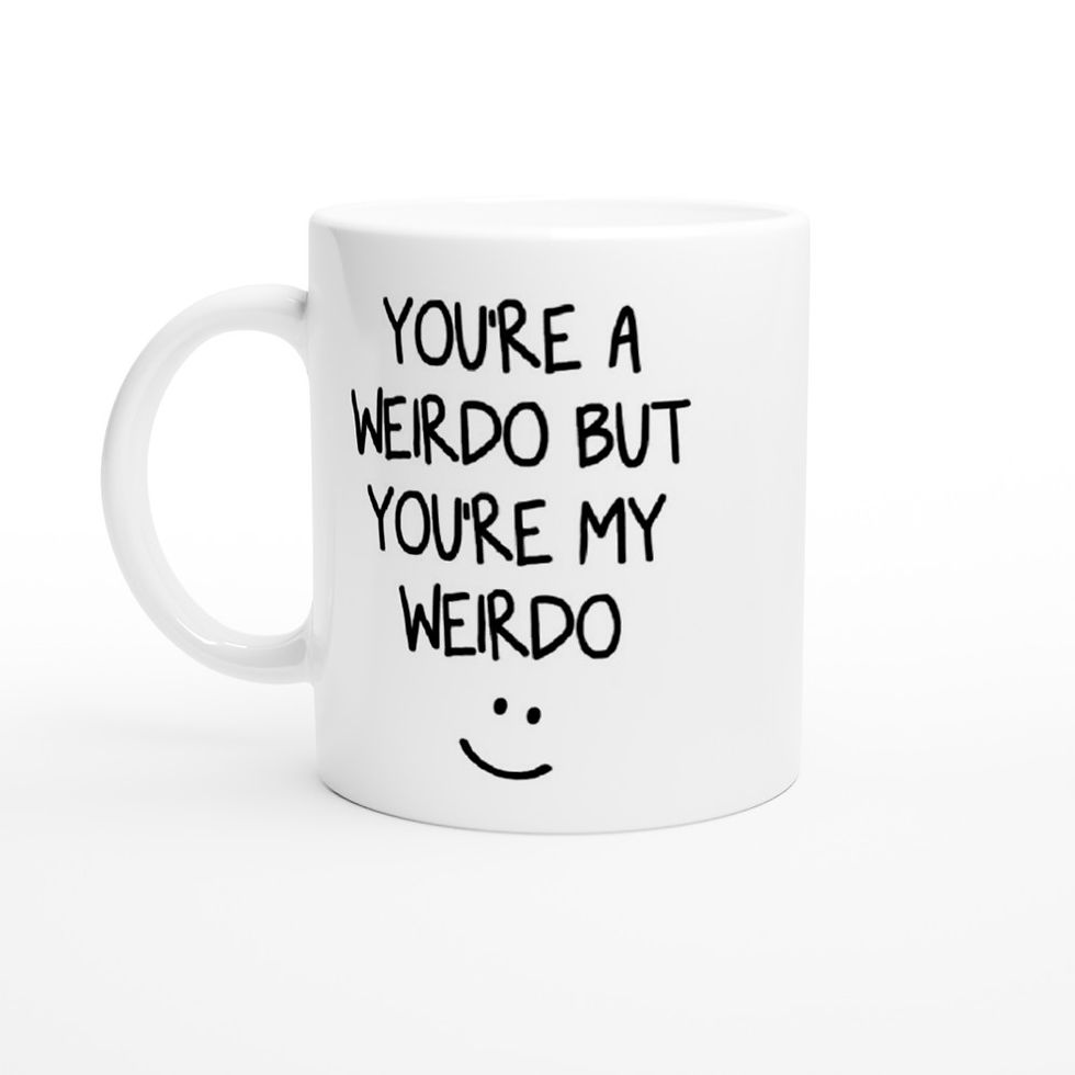 Thumbnail: You're My Weirdo 11oz Coffee Mug | Gloss White