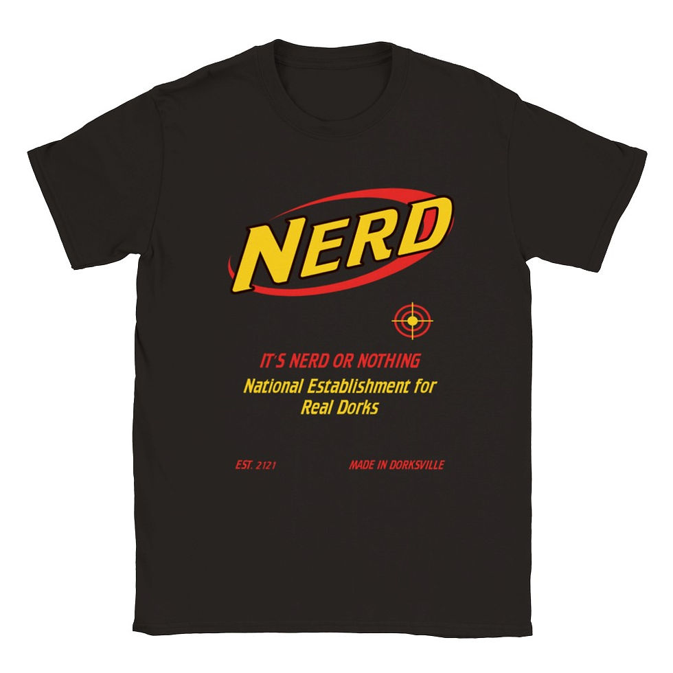 Thumbnail: Nerd It's Nerd Or Nothing Kids Clever Nerd Nerf Parody T-Shirt