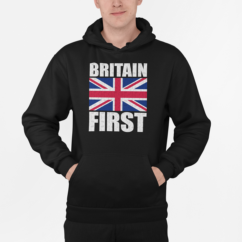 Thumbnail: Britain First Union Jack Hoodie UK Demo Right Wing Politics Rally Protest