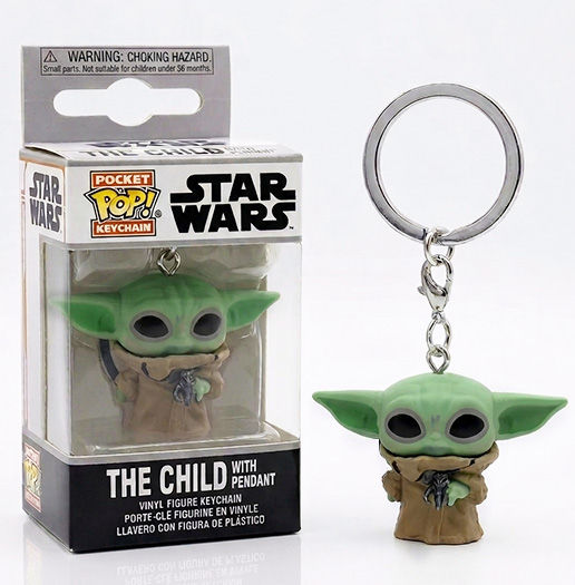 Thumbnail: Star Wars The Child With Pendant Funko Pocket Pop bobblehead keychain