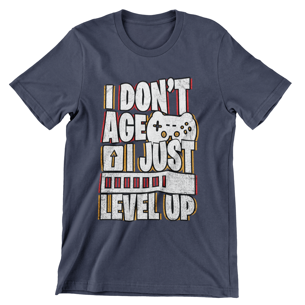 Thumbnail: I Don't Age, I Just Level Up Gamer T-Shirt