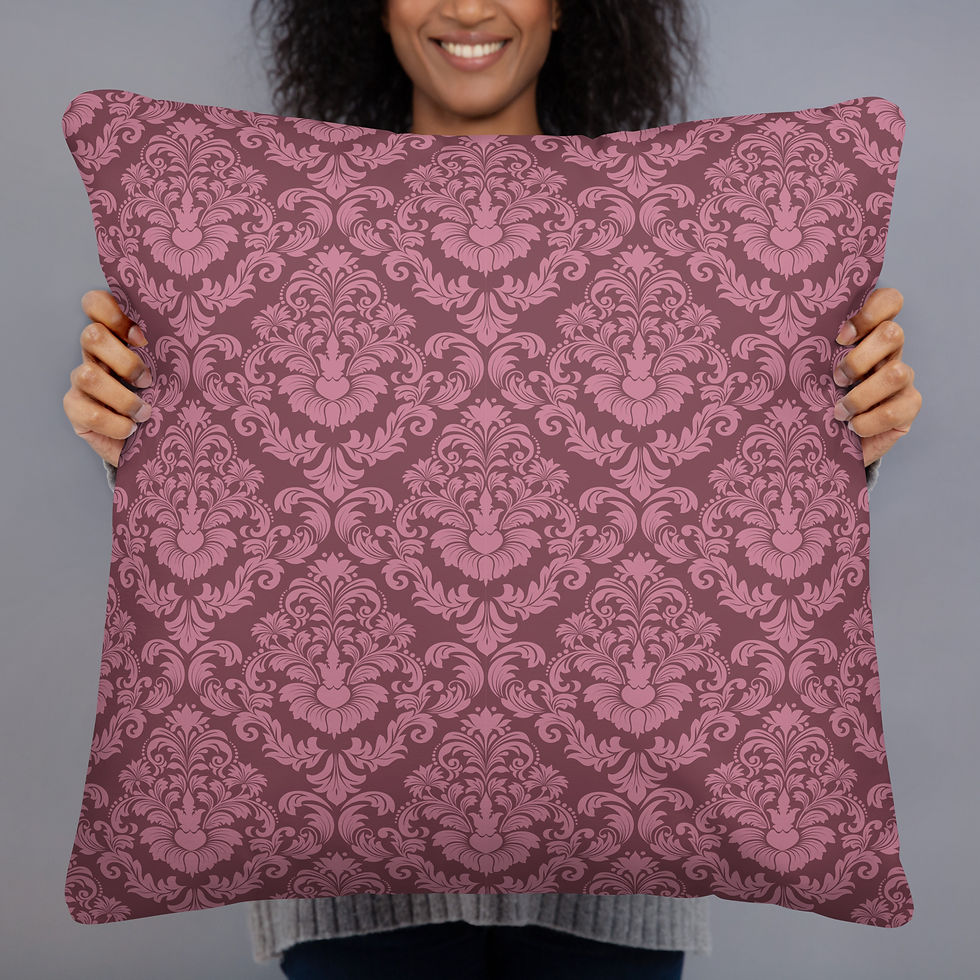 Thumbnail: Royal Berry Print Cushion Throw Pillow