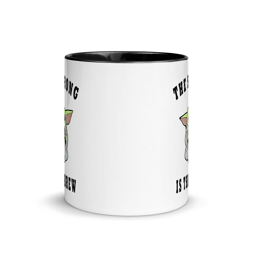 Thumbnail: Strong Is This Brew Baby Yoda Coffee Lover 11oz Coffee Mug