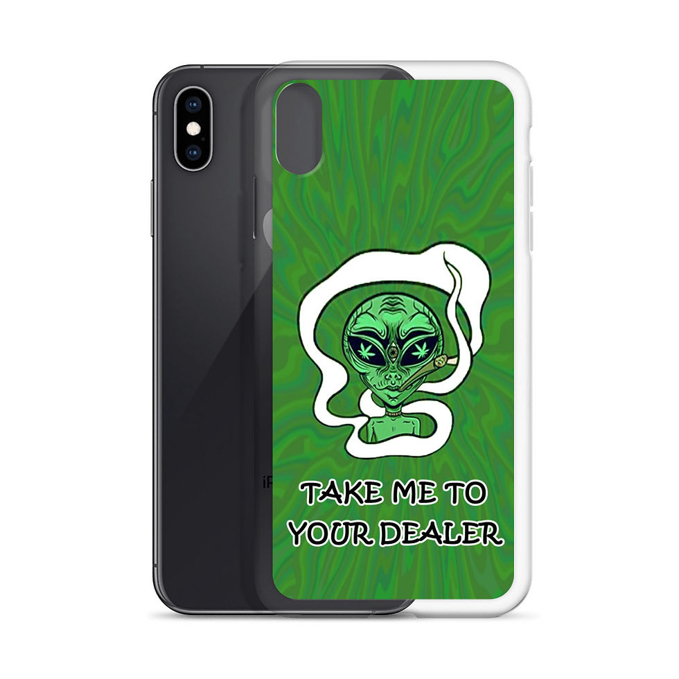 Thumbnail: 420 Friendly Alien iPhone Case