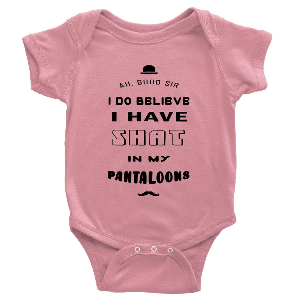 Thumbnail: Gentleman 'Ah Good Sir' Baby Short-Sleeve Onesie