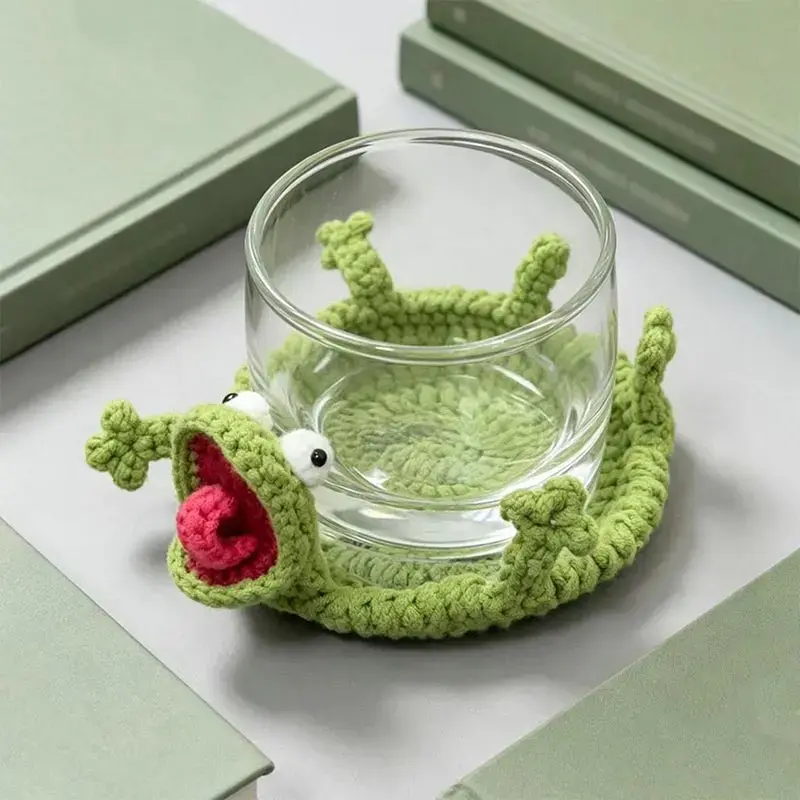 Funny Crochet Roadkill Animal Coasters