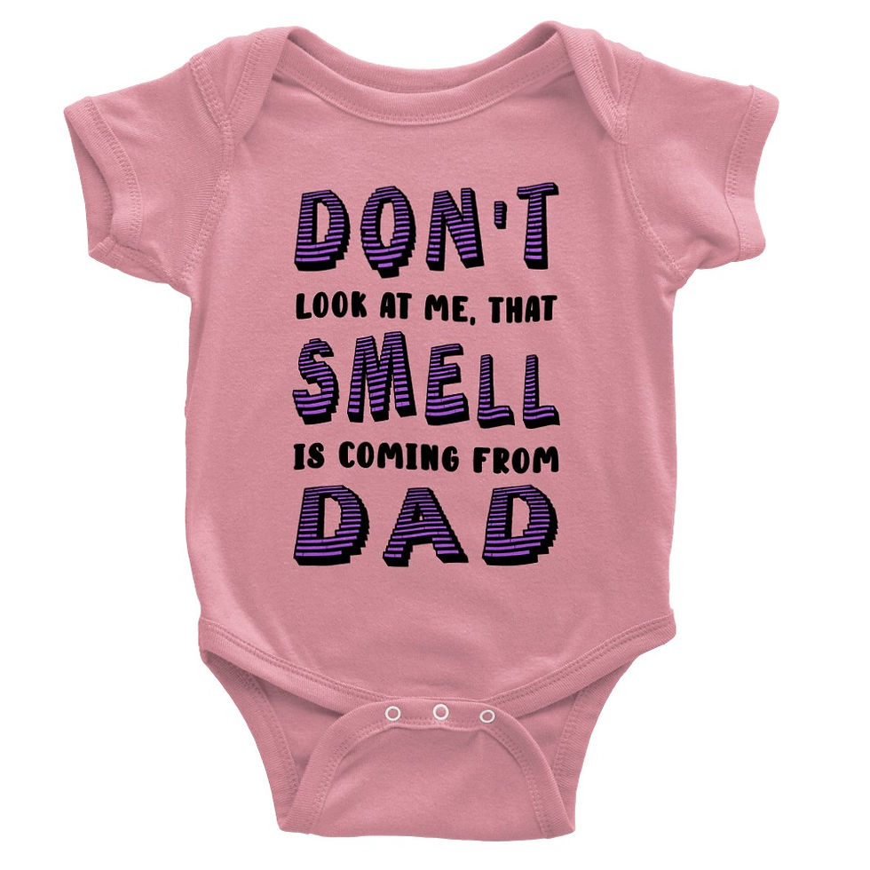 Thumbnail: That Smell Is Coming From Daddy Baby Short-Sleeve Onesie