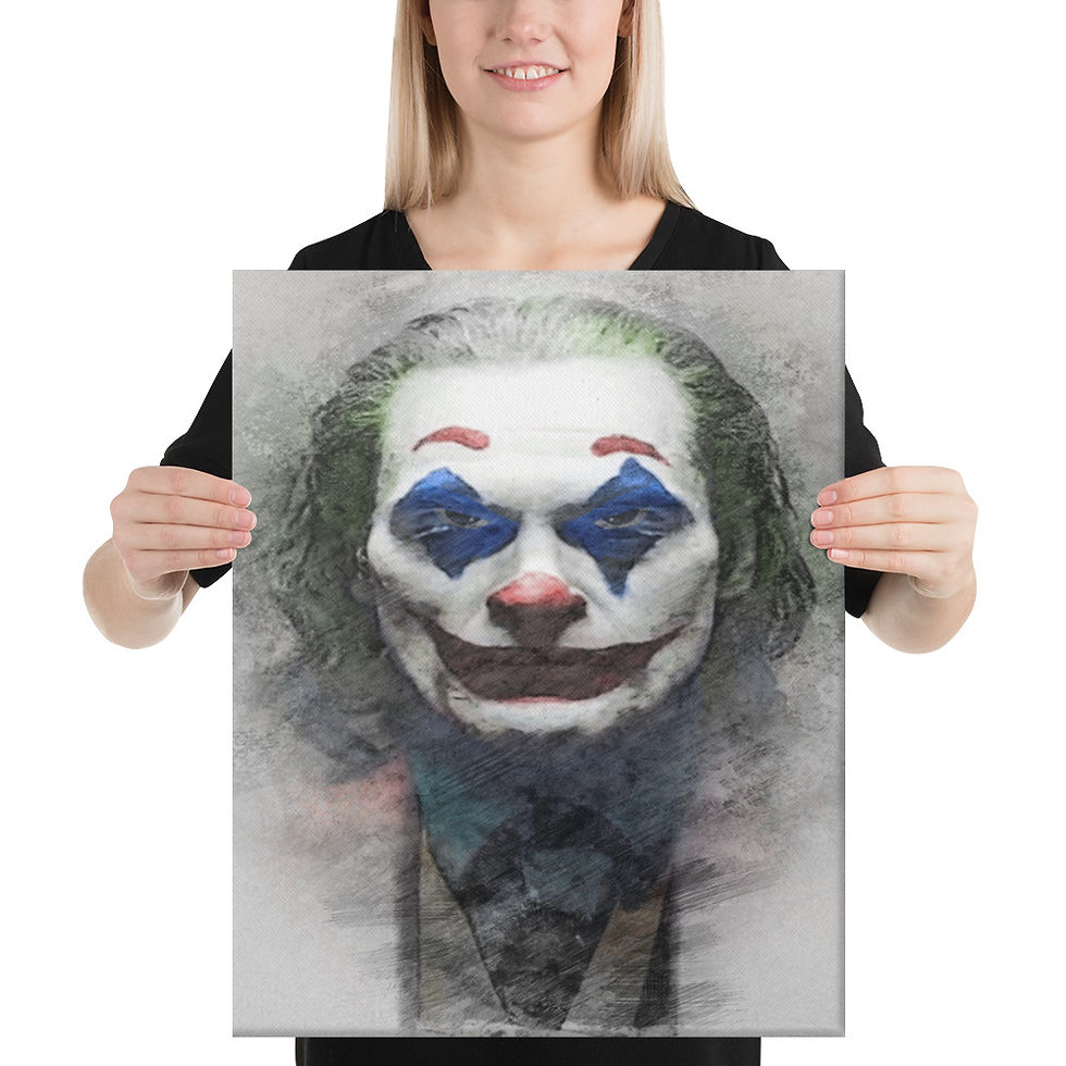 Thumbnail: Joker The Clown Prince of Crime - Canvas 16"x20"