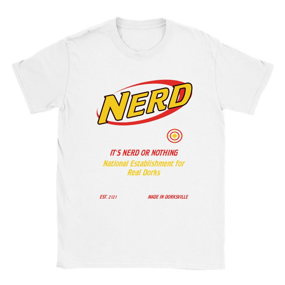 Thumbnail: Nerd It's Nerd Or Nothing Kids Clever Nerd Nerf Parody T-Shirt