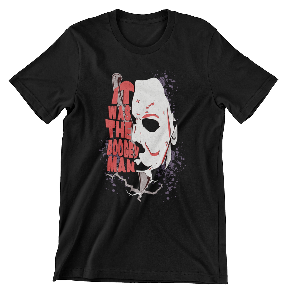 Halloween Movie T-Shirt Boogey Man Spooky Michael Myers Horror Movie Shirt