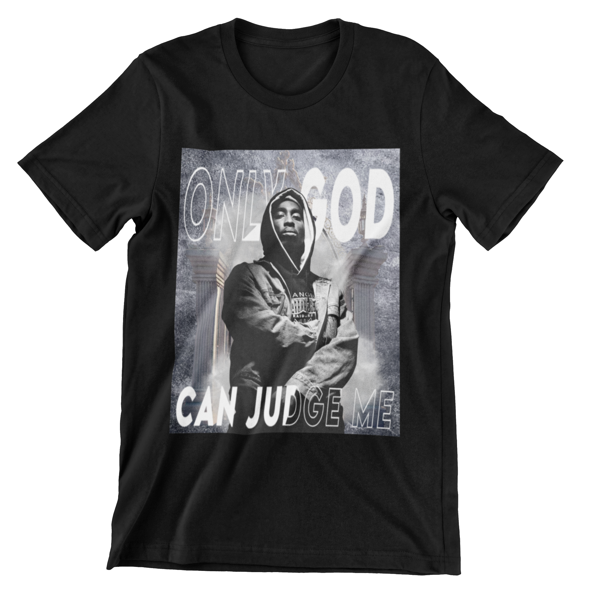 Tupac T-Shirt ONLY GOD CAN JUDGE ME