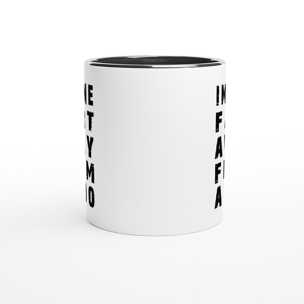Thumbnail: One Fart Away Funny Dad Grandpa 11oz Coffee Mug