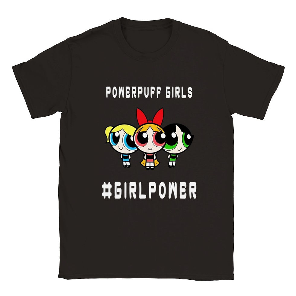 Thumbnail: Girl Power Cartoon Kids T-Shirt