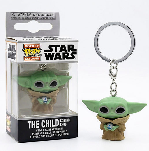 Star Wars The Child Control Knob Funko Pocket Pop bobblehead keychain