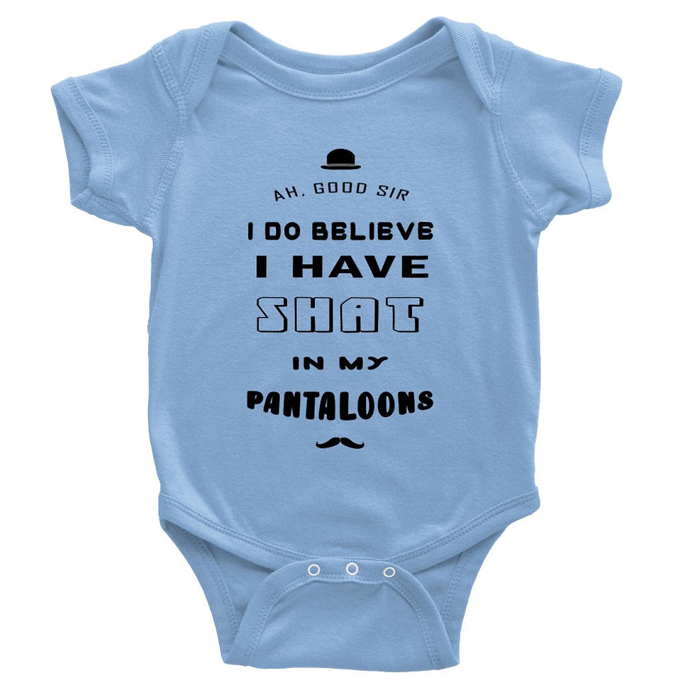 Thumbnail: Gentleman 'Ah Good Sir' Baby Short-Sleeve Onesie