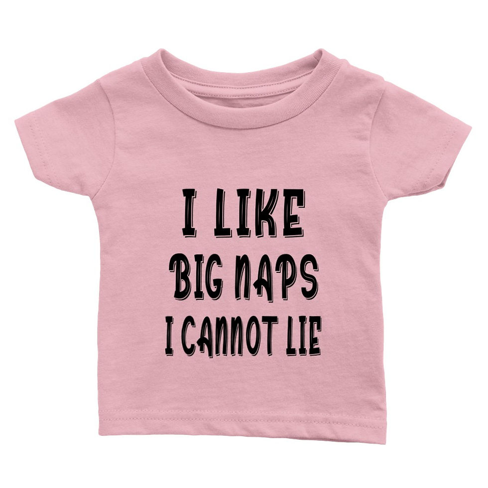 Thumbnail: I Like Big Naps I Cannot Lie Short-Sleeve Baby T-Shirt