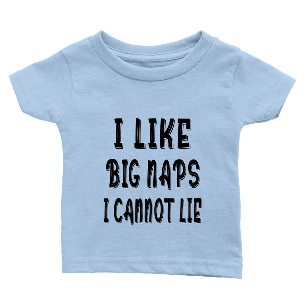 Thumbnail: I Like Big Naps I Cannot Lie Short-Sleeve Baby T-Shirt