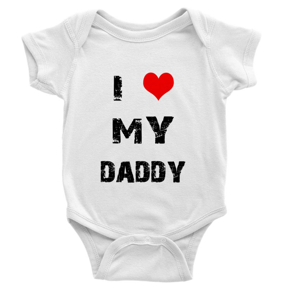 'I Love My Daddy' NY Style Baby Gift Short-Sleeve Onesie