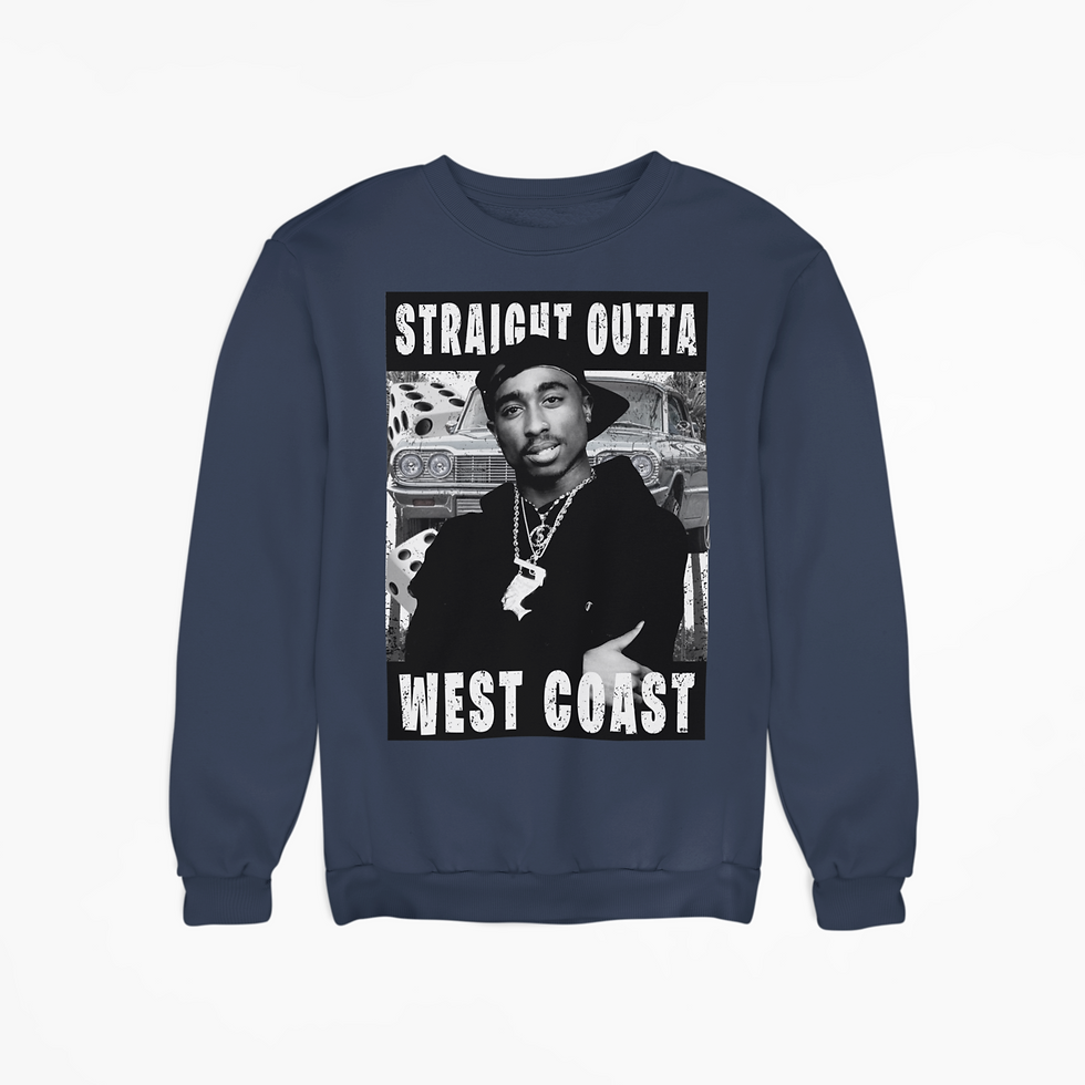 Thumbnail: Tupac Sweatshirt Straight Outta West Coast