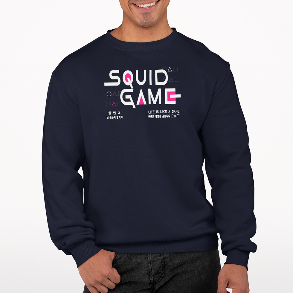 Thumbnail: Squid Game Korean Life is Like a Game Sweatshirt