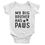 Thumbnail: My Big Brother Has Paws Baby Short-Sleeve Onesie