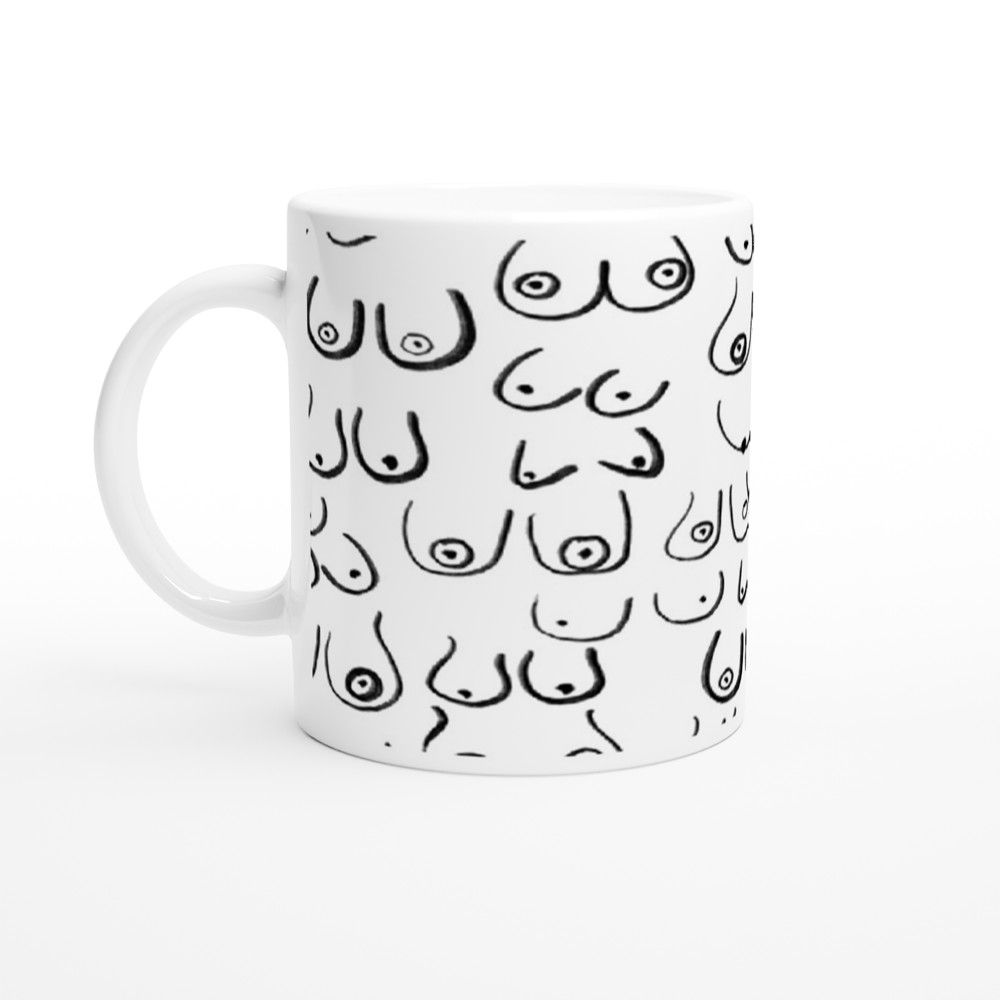 Boobs Tits Funny Work Office Colleague Co-worker 11oz Coffee Mug