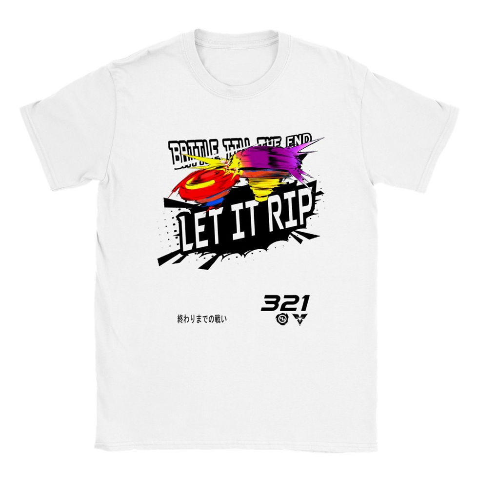 Thumbnail: Let It Rip Battle Till The End Kids Cartoon T-Shirt