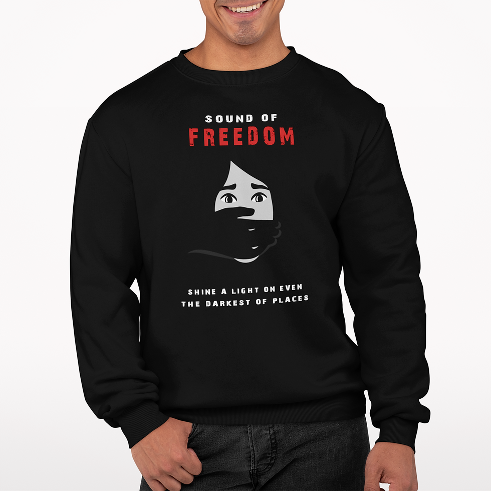 Thumbnail: Sound of Freedom Silenced Victim Sweatshirt