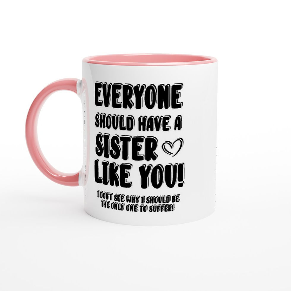 Thumbnail: Everyone Should Have a Sister Like You Sister Birthday Gift 11oz Coffee Mug