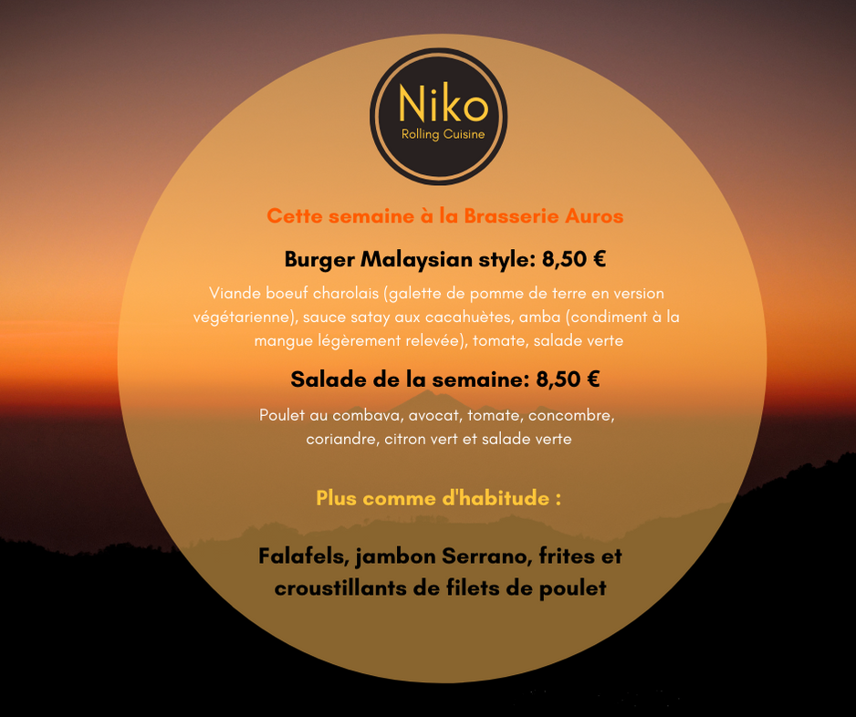 Cette semaine le 15-19 septembre à la Brassserie Auros à Cordes-sur-ciel