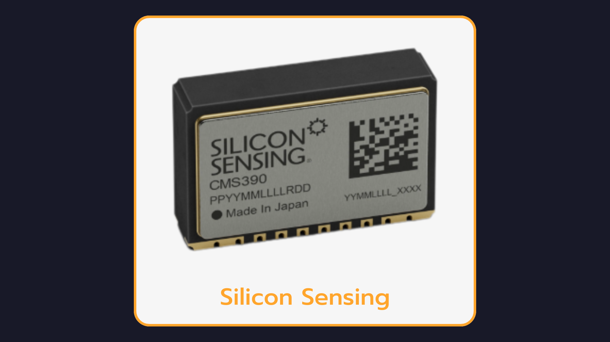 Leo Store - Silicon Sensing - CMS390 (Orthogonal) MEMS Combi-Sensor