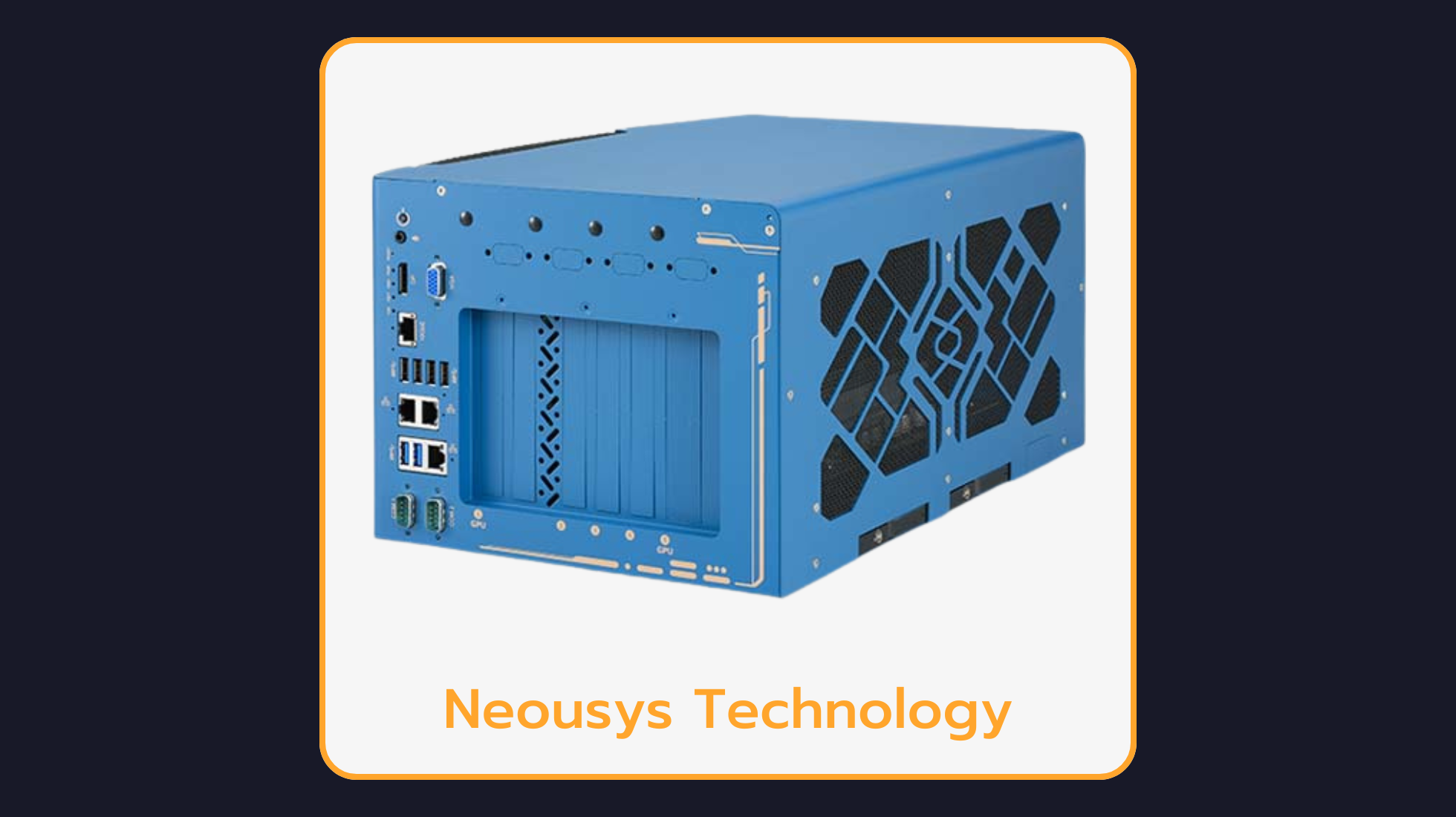 Leo Store - Neousys Technology - Nuvo-10208GC Series: NVIDIA® RTX™ Industrial Edge AI Computer