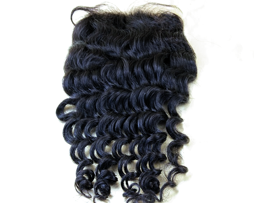 Deep Wave Brazilian Virgin Lace Closure 3.5x4