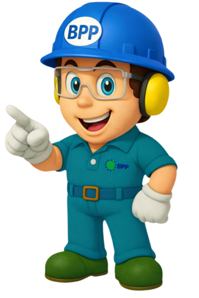 Mascote 3D da BPP