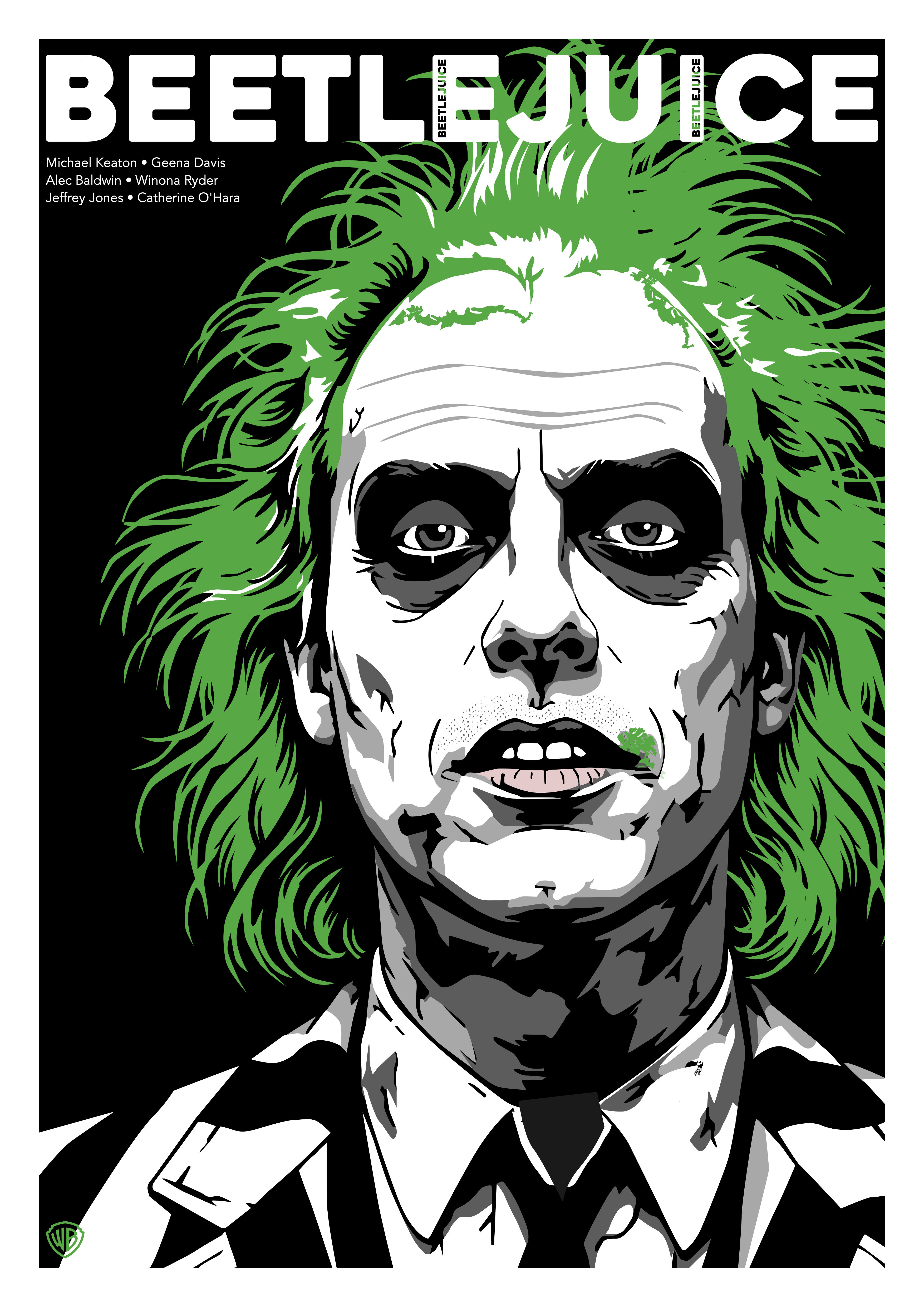 Beetlejuice Art Print