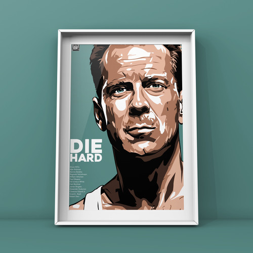 Die Hard Art Print | scrambler23