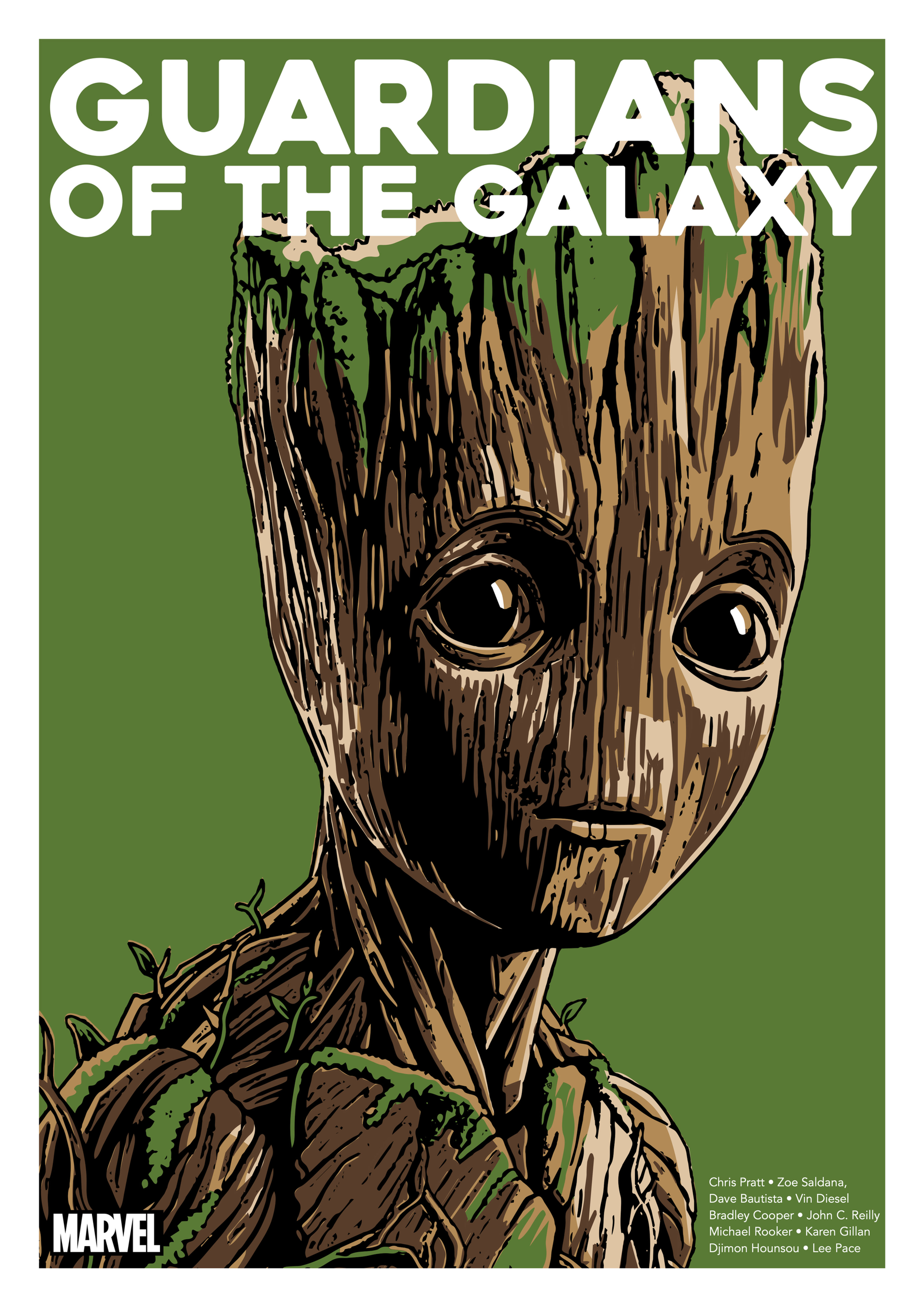 Groot Art Print