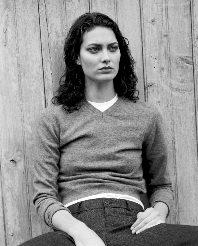 Shalom Harlow (Male Gesture), New York, 1998