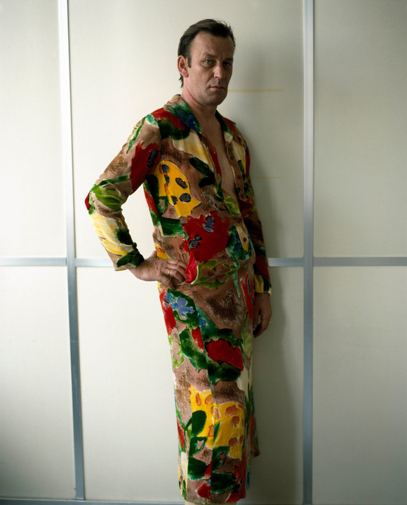 Untitled, Martin Kippenberger in Issey Mikaye, Vienna, 1996