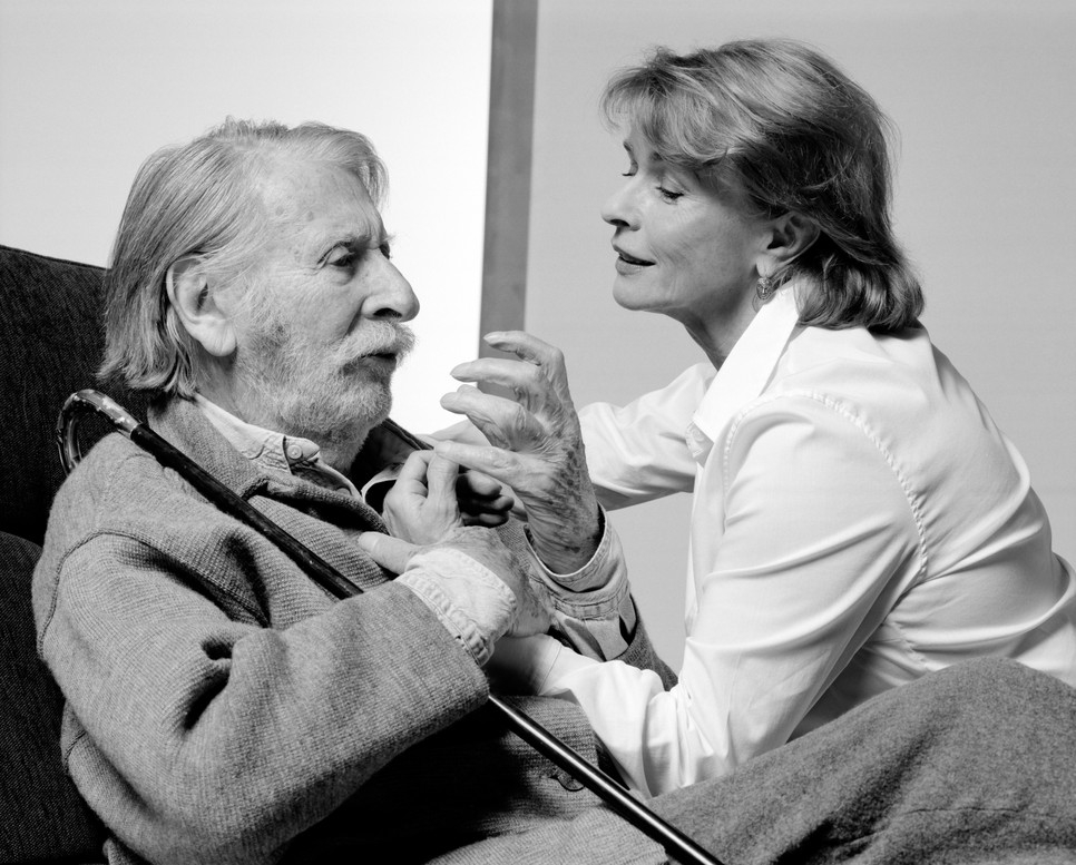 Senta Berger and George Tabori, Vienna, 2006