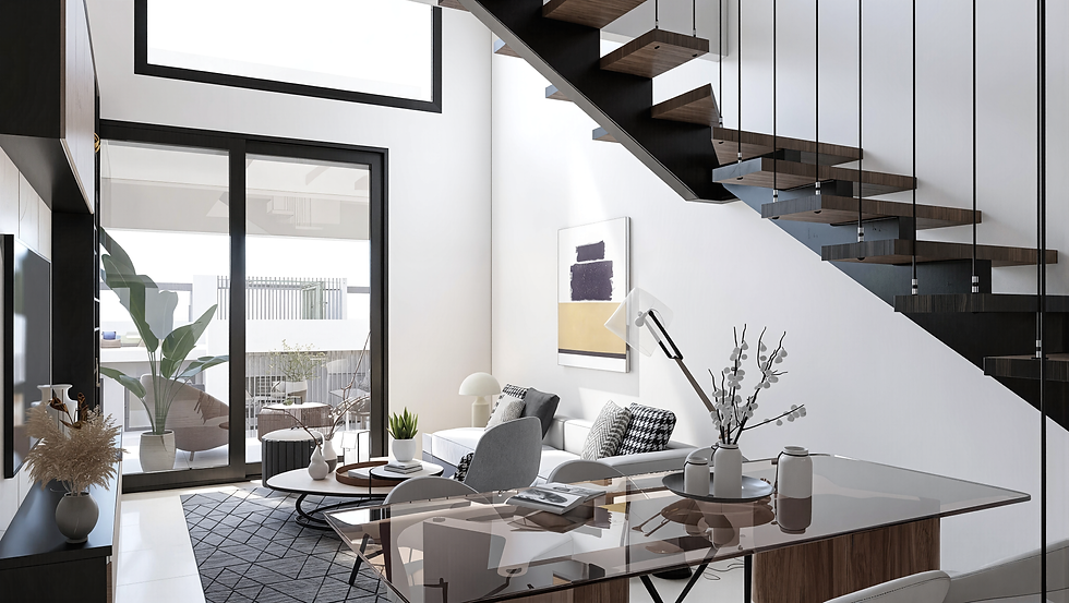 Miniatura: Luxury 3-Bedroom Penthouse with Pool View in Baliza, White Sands
